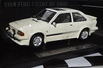Sunstar ford escort rs turbo 1984 white 4963r 1:18 scale
