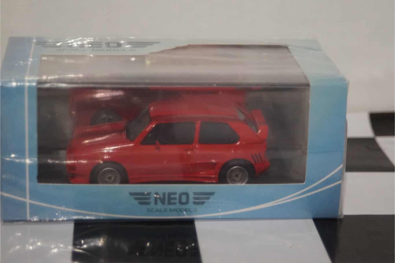 Neo volkswagen golf 1 gto red 1:43 scale neo45828 resin
