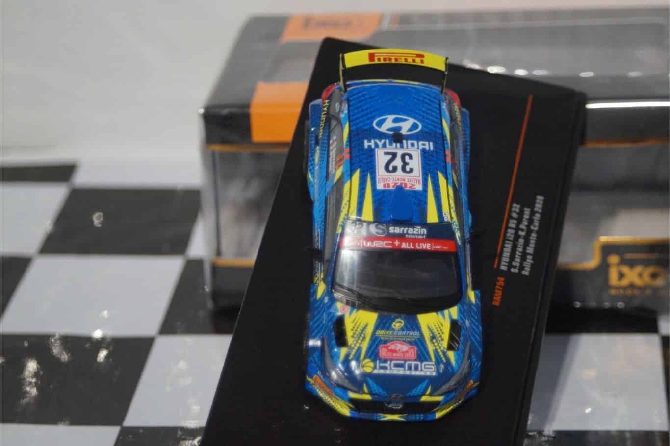 Ixo hyundai i20 coupe wrc monte carlo 2019 s.loeb 1:43 diecast ram701