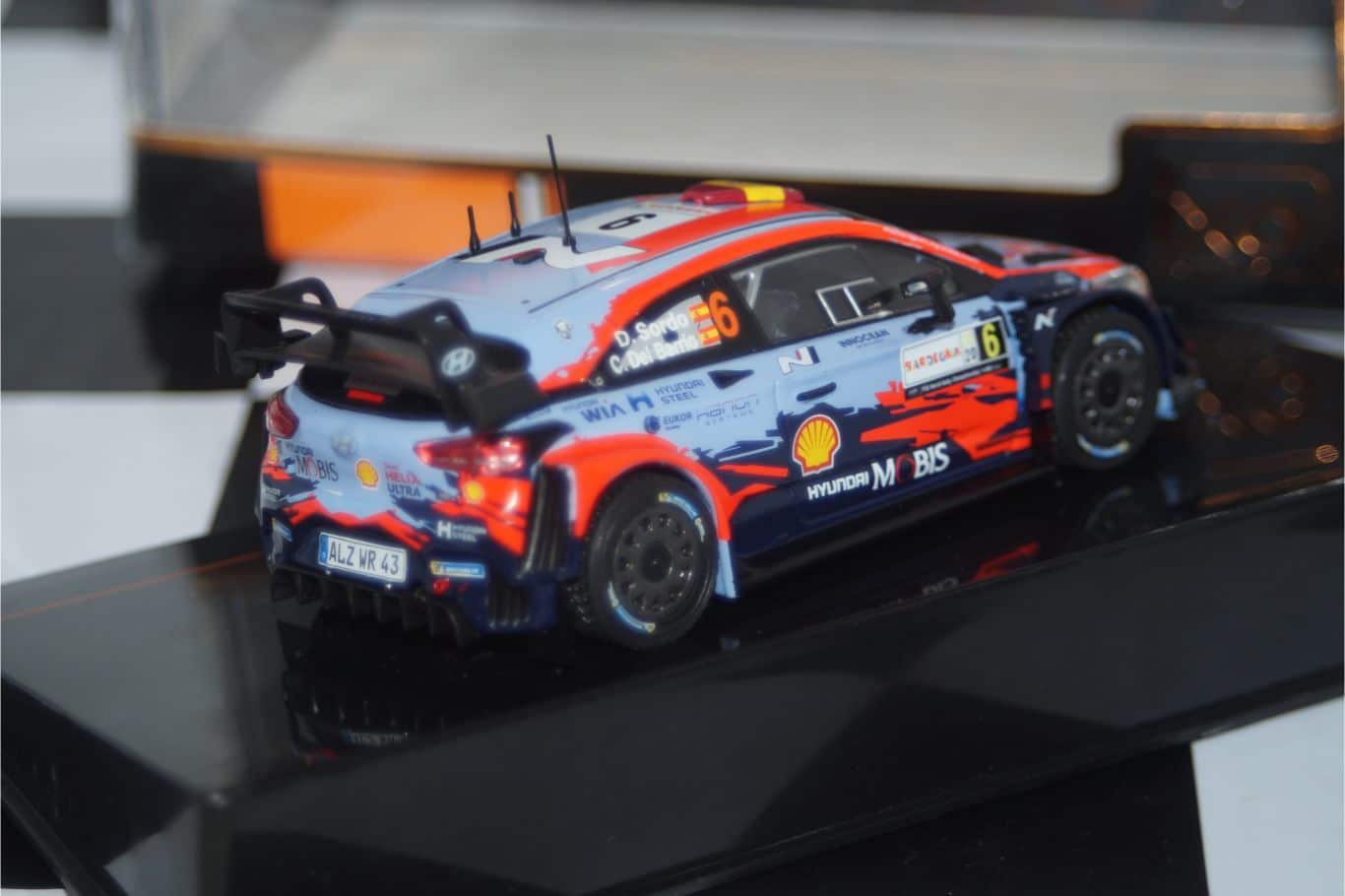 Ixo hyundai i20 coupe wrc sardegna 2020 d.sordo 1:43 diecast ram763