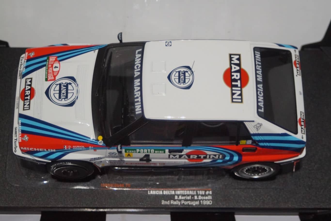 Ixo lancia delta integrale portugal 1990 d.auriol 1:18