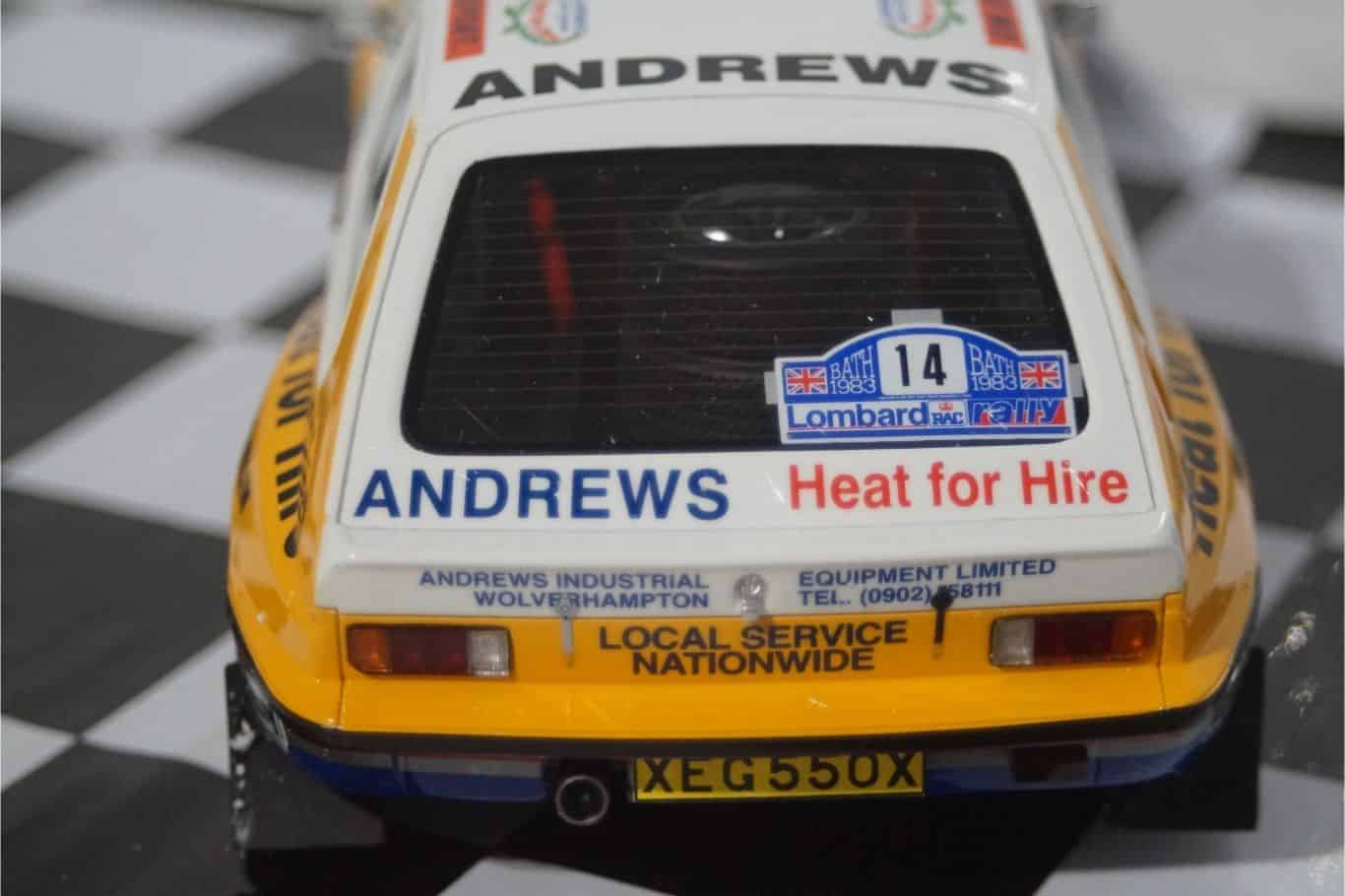 Otto vauxhall chevette gr.b rac rally 1983 1:18 ot370