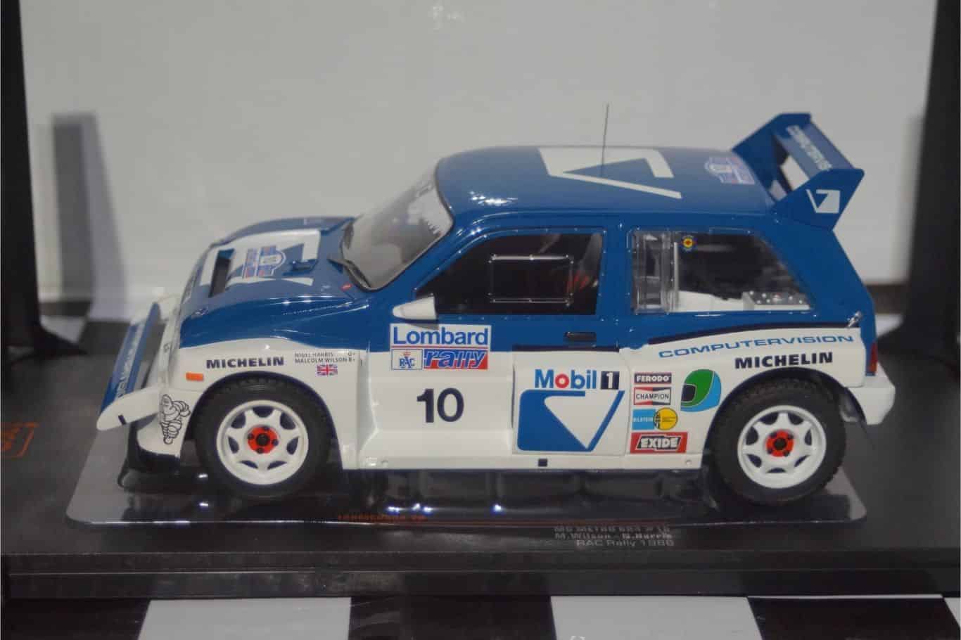 Ixo mg metro 6r4 rac rally 1986 m.wilson 1:18