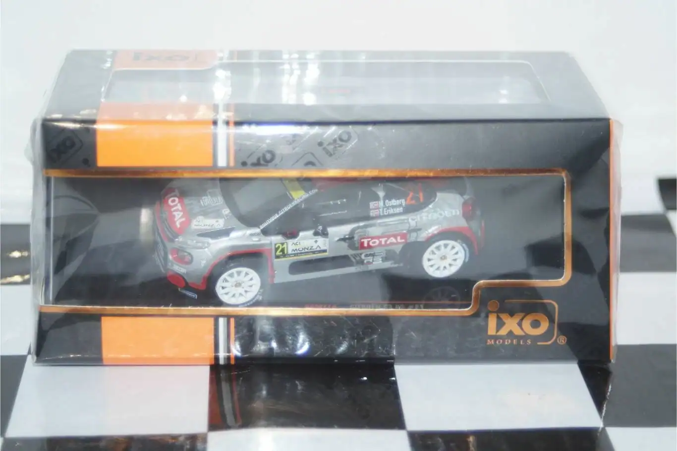 Ixo citroen c3 r5 rally monza 2020 m.ostberg 1:43 ram774