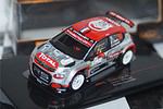 Ixo citroen ds3 r5 rally condroz 2016 s.lefebvre diecast 1:43 ram653