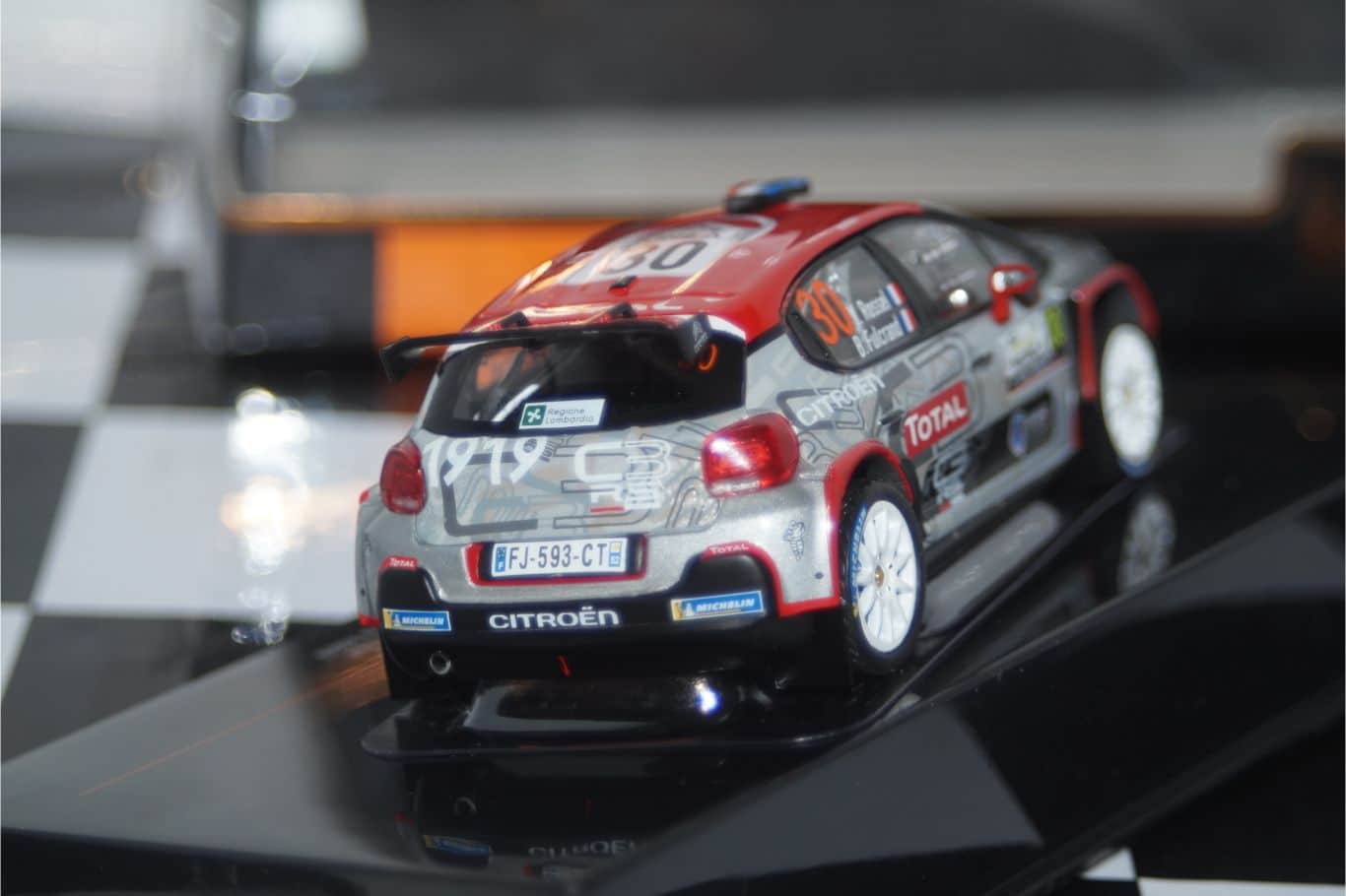 Ixo citroen ds3 r5 rally condroz 2016 s.lefebvre diecast 1:43 ram653