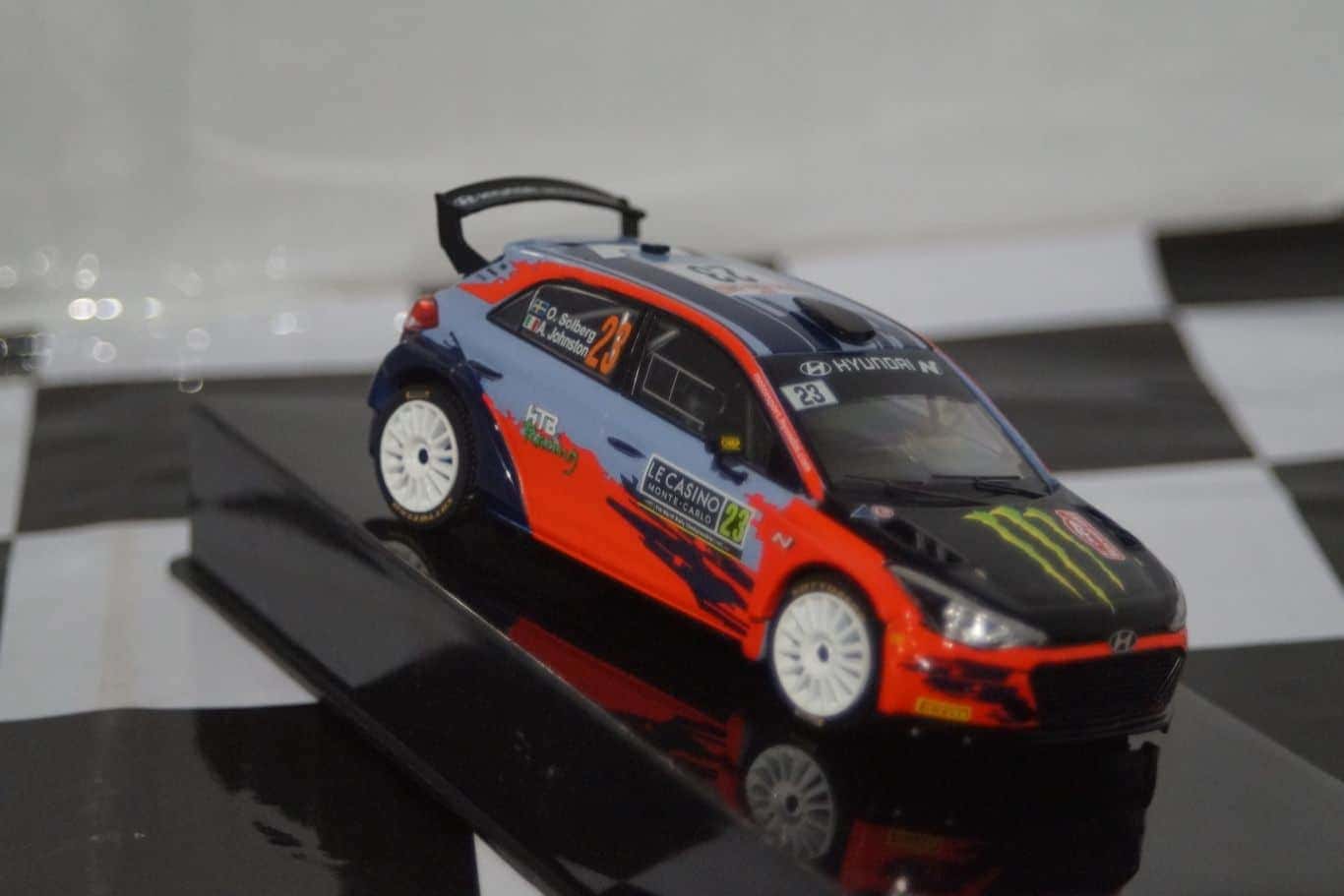 Ixo hyundai i20 r5 rallye monte-carlo 2021 o.solberg 1:43 diecast ram785lq