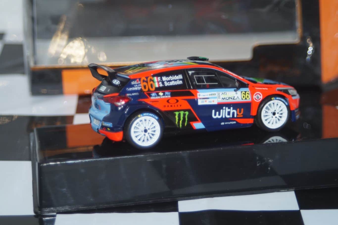 Ixo hyundai i20 r5 aci rally 2020 f.morbidelli 1:43 diecast ram780lq