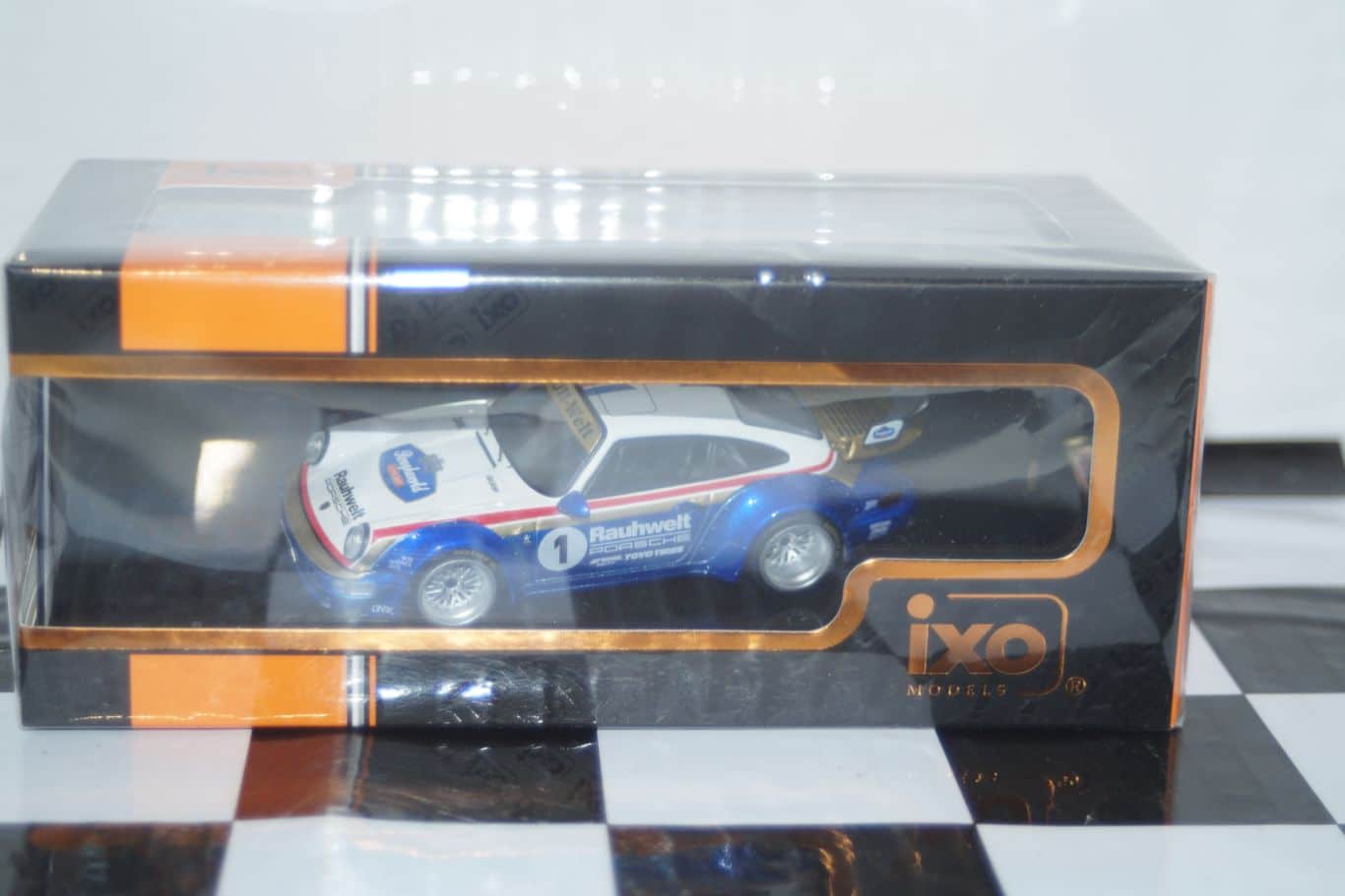 Ixo porsche 911 RWB BackDate Grey moc308 1:43