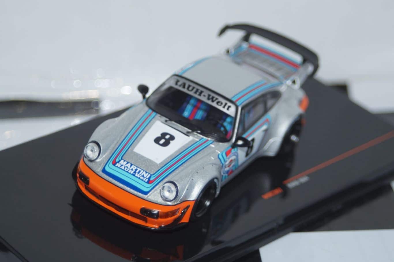 Ixo porsche 911 RWB BackDate Grey moc308 1:43