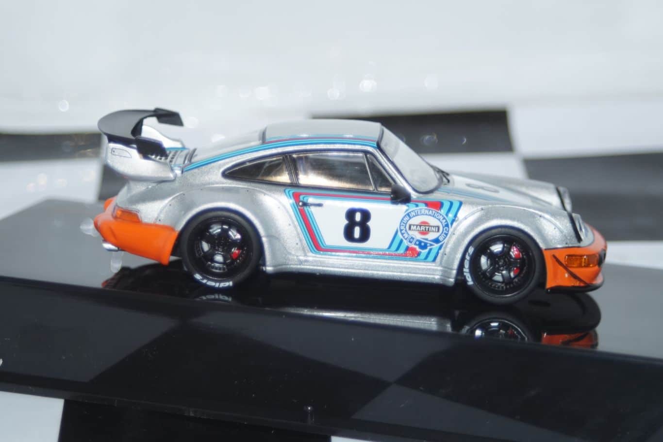 Ixo porsche 911 RWB BackDate Grey moc308 1:43