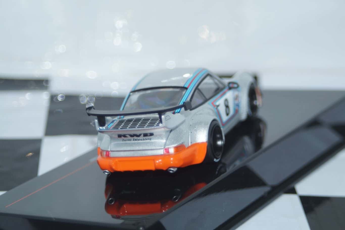Ixo porsche 911 RWB BackDate Grey moc308 1:43