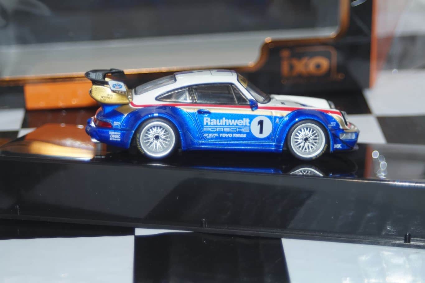Ixo porsche 911 RWB BackDate Grey moc308 1:43