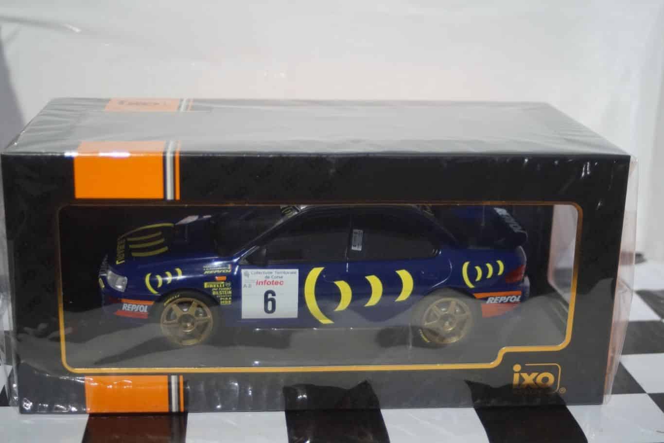 Ixo subaru impreza rally tour de corse 1995 p.liatti 18rmc063c.20 1:18