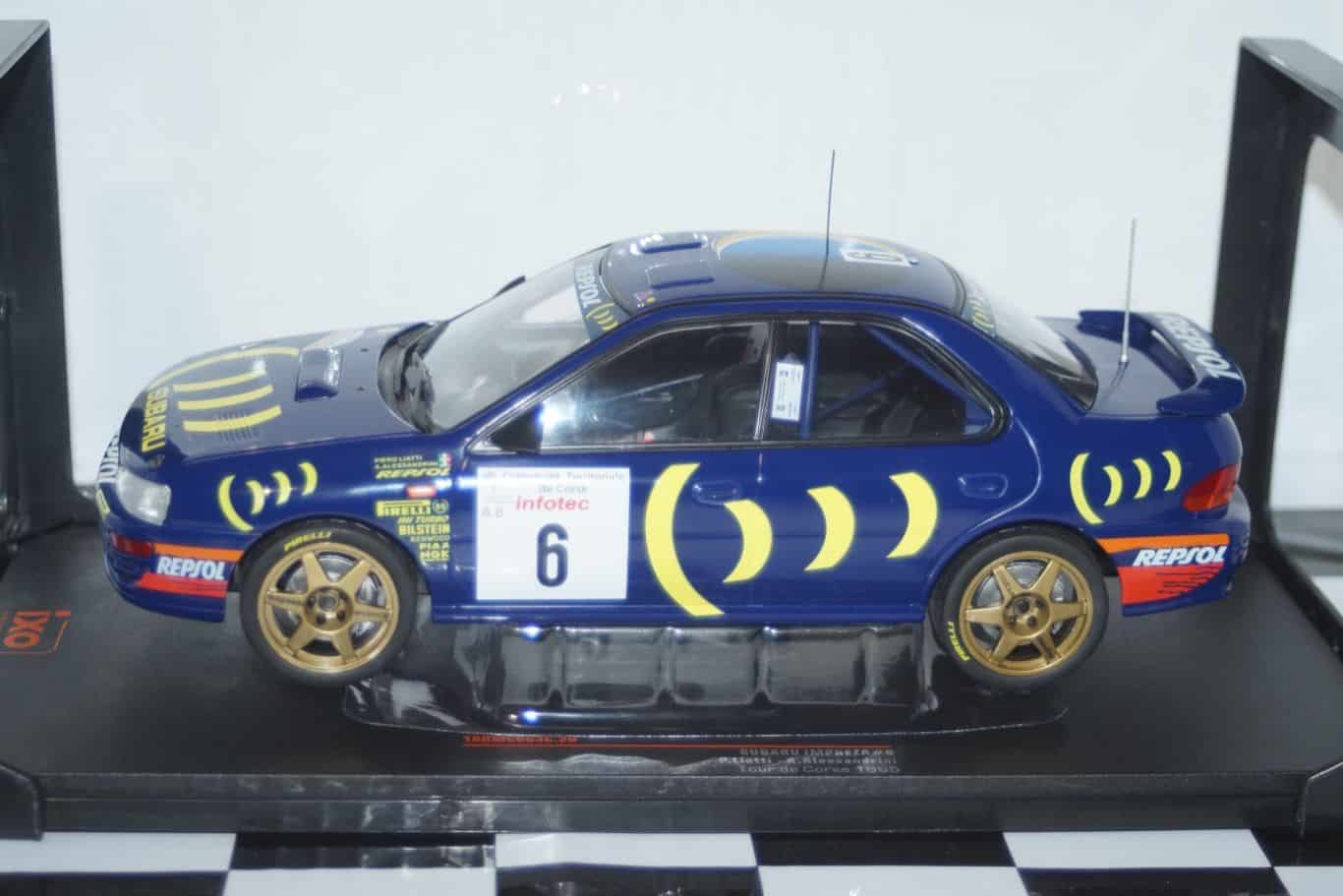 Ixo subaru impreza rally tour de corse 1995 p.liatti 18rmc063c.20 1:18