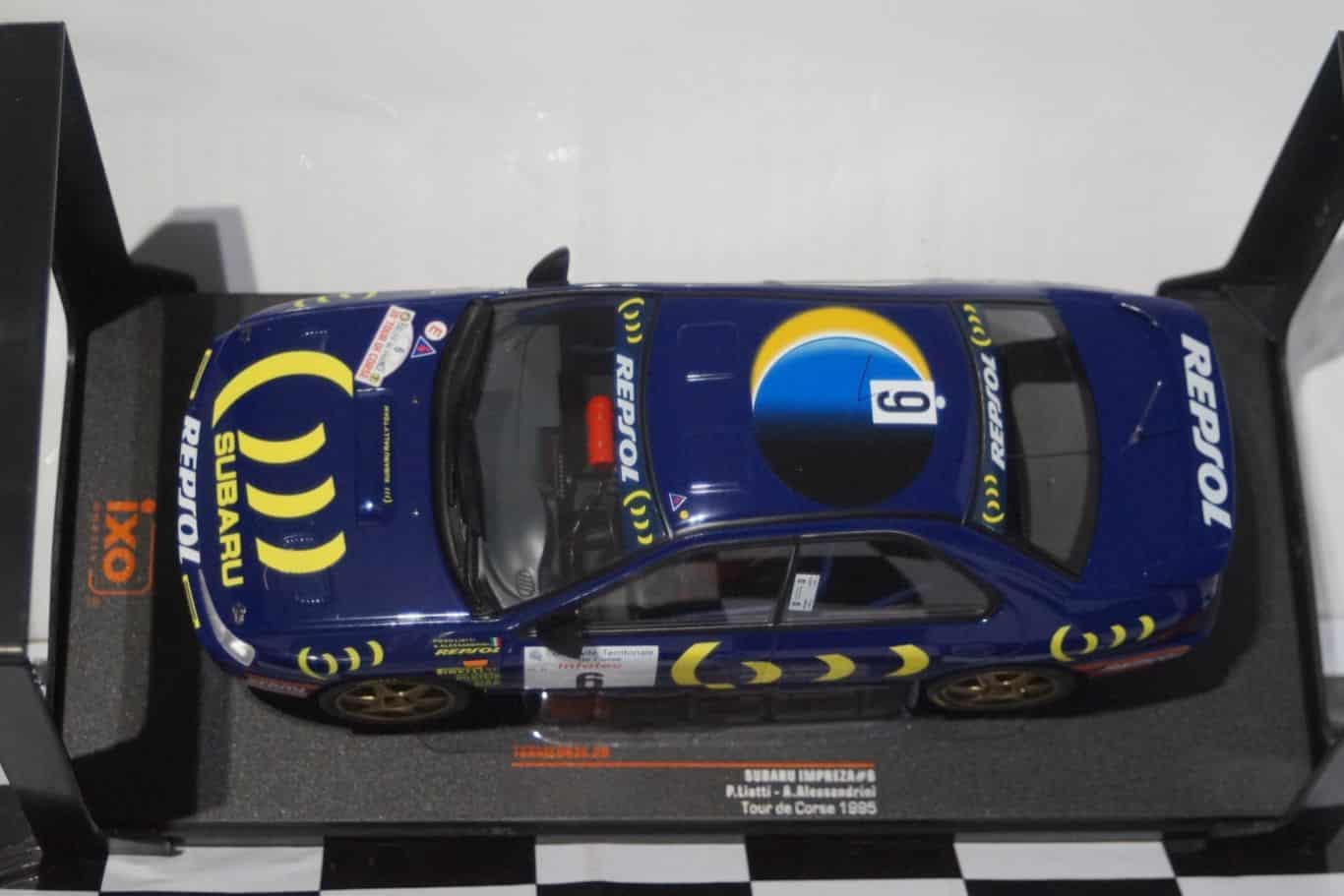 Ixo subaru impreza rally tour de corse 1995 p.liatti 18rmc063c.20 1:18