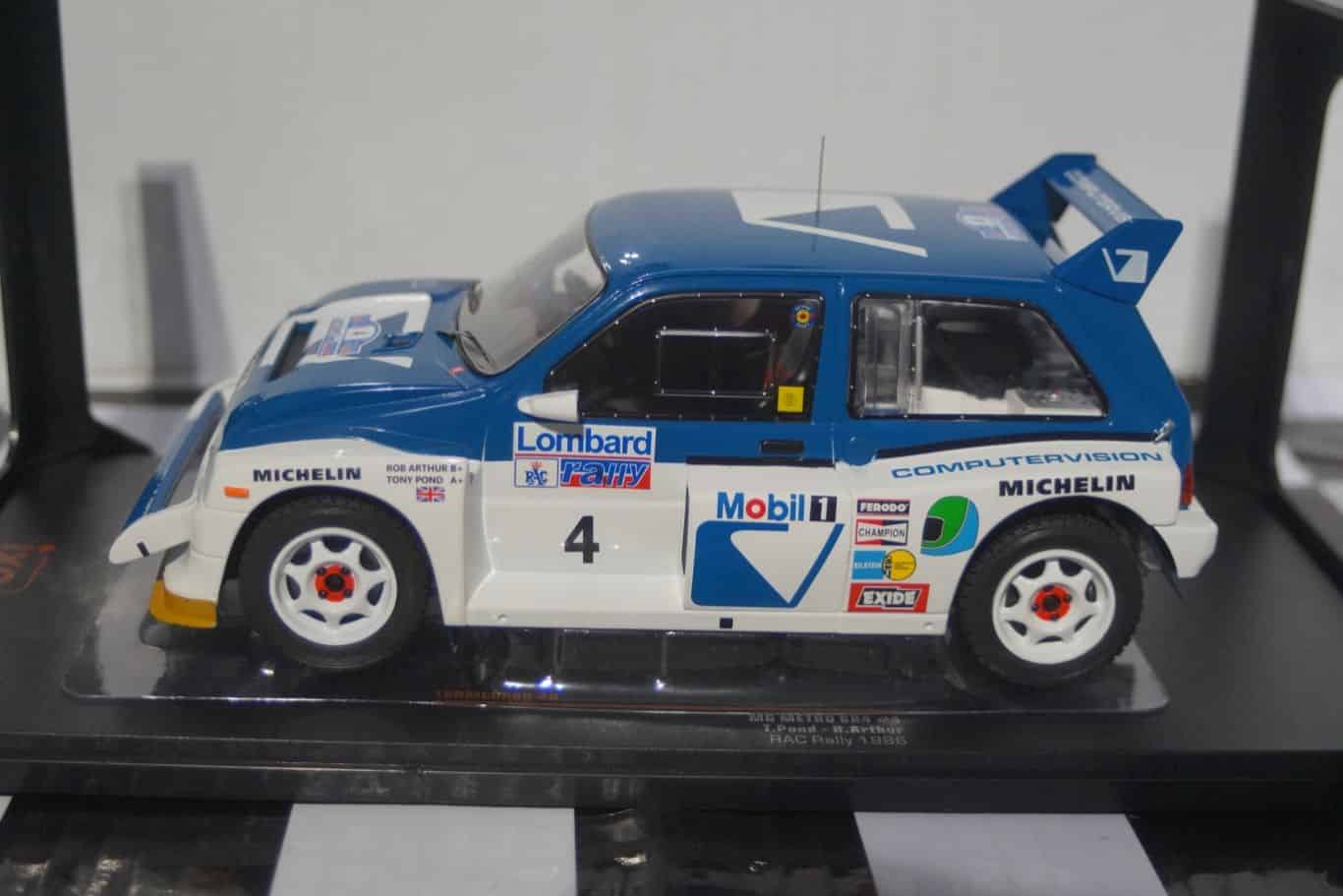 Ixo mg metro 6r4 rac rally 1986 t.pond 1:18 ref 18rmc068b