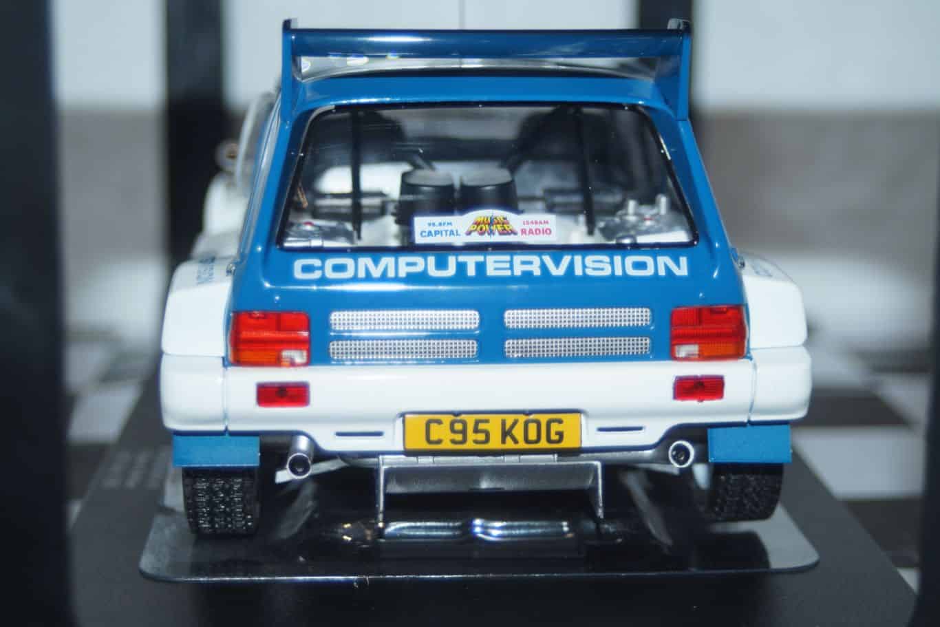 Ixo mg metro 6r4 rac rally 1986 t.pond 1:18 ref 18rmc068b