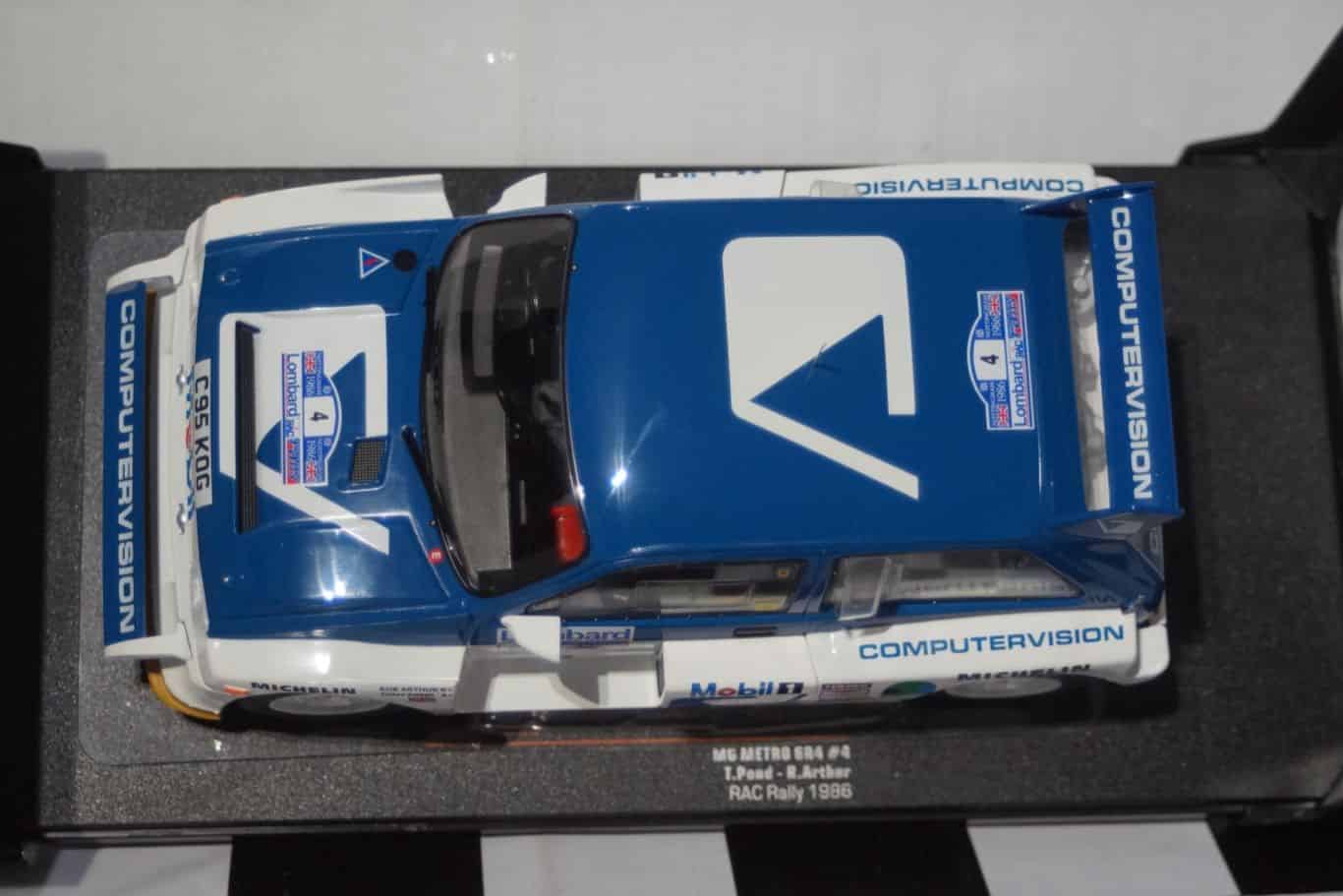 Ixo mg metro 6r4 rac rally 1986 t.pond 1:18 ref 18rmc068b