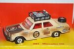 Corgi mettoy toys mercedes 240 euro rally 1:36th c0291