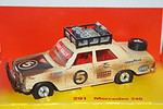 Corgi mettoy toys mercedes 240 euro rally 1:36th c0291