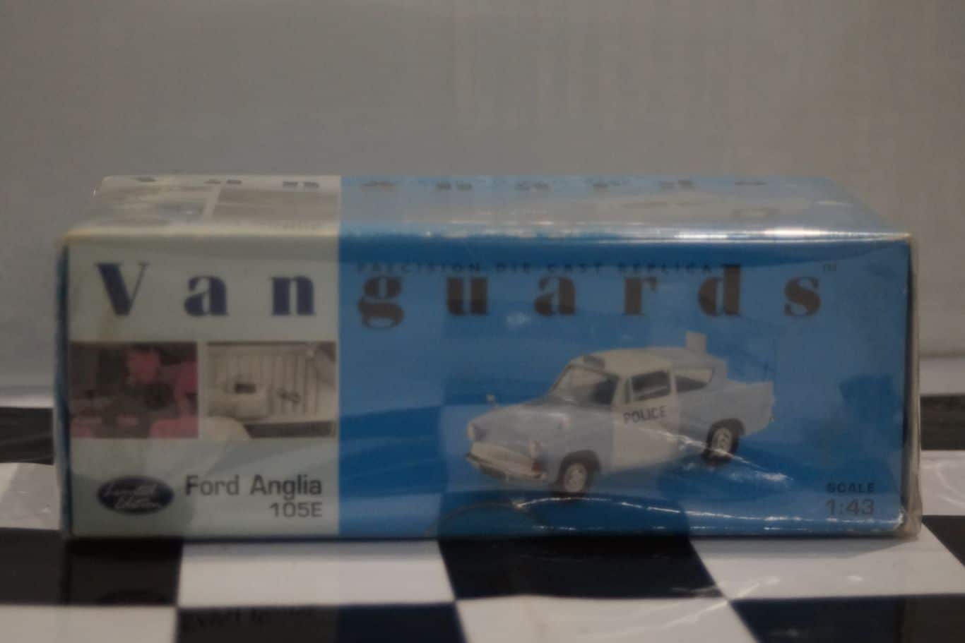 Vanguards ford anglia 105e police lancashire constabulary va01015 1:43 scale
