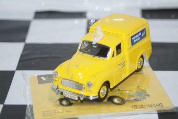 Vanguards austin 8-cwt van michelin tyres yellow va01129 1:43 scale