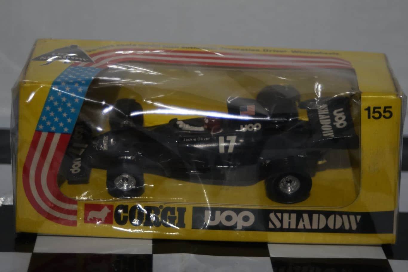 Corgi mettoy co.ltd toys uop shadow formula 1 racing jackie oliver in 1:36 155