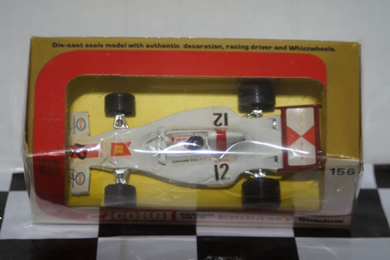 Corgi mettoy co.ltd toys embassy shadow formula 1 racing graham hill in 1:36 156