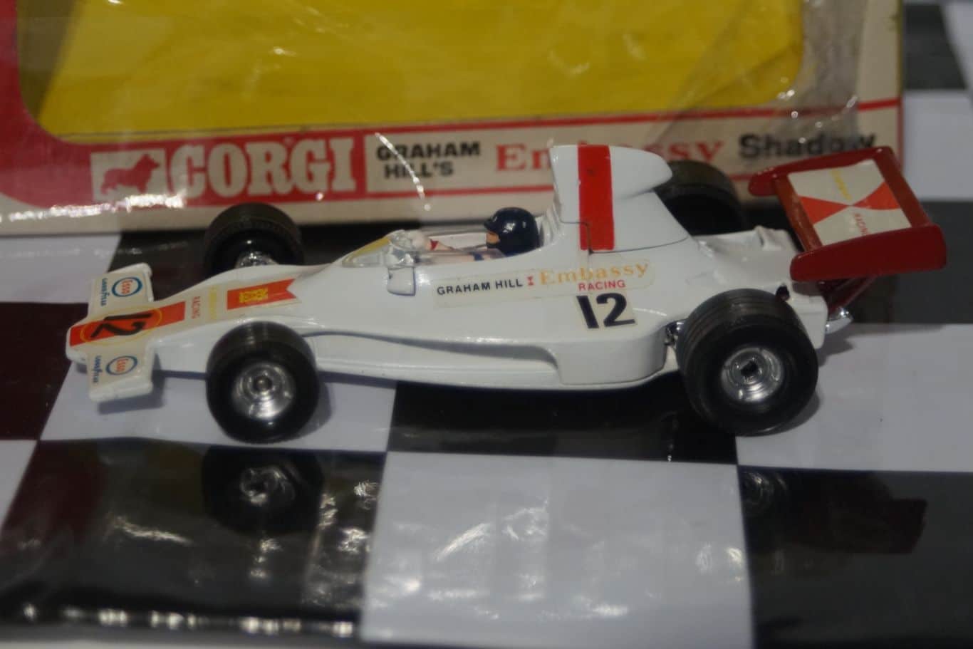 Corgi mettoy co.ltd toys embassy shadow formula 1 racing graham hill in 1:36 156