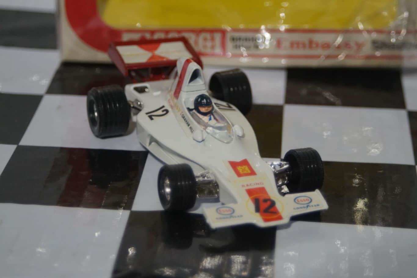Corgi mettoy co.ltd toys embassy shadow formula 1 racing graham hill in 1:36 156