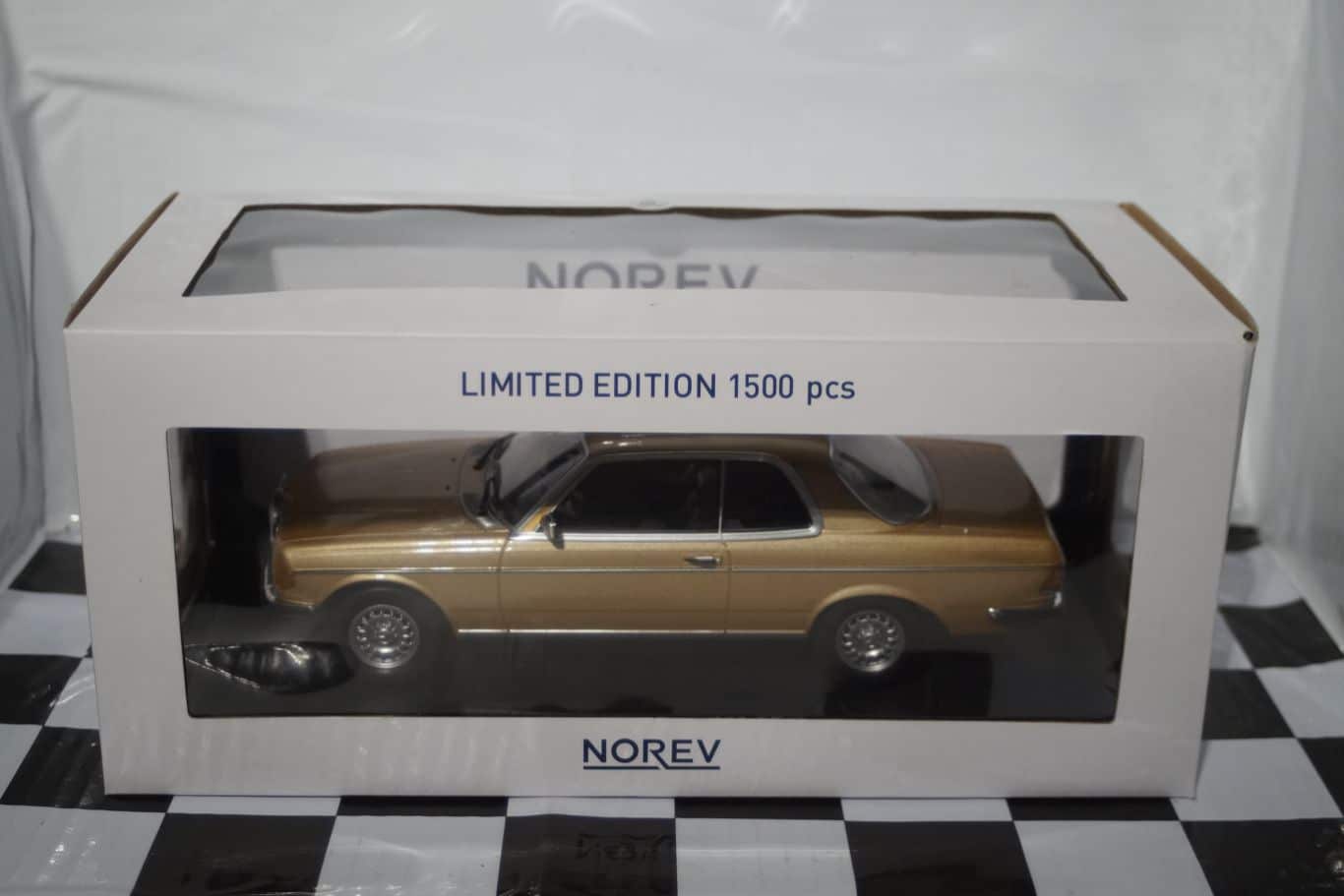 MERCEDES-BENZ 280 CE 1980 Gold 1:18 scale Norev 183587