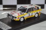 Toyota corolla levin 1000 lakes rally 1977 m.saaristo 1:43rd scale rr.fi 14 trofeu