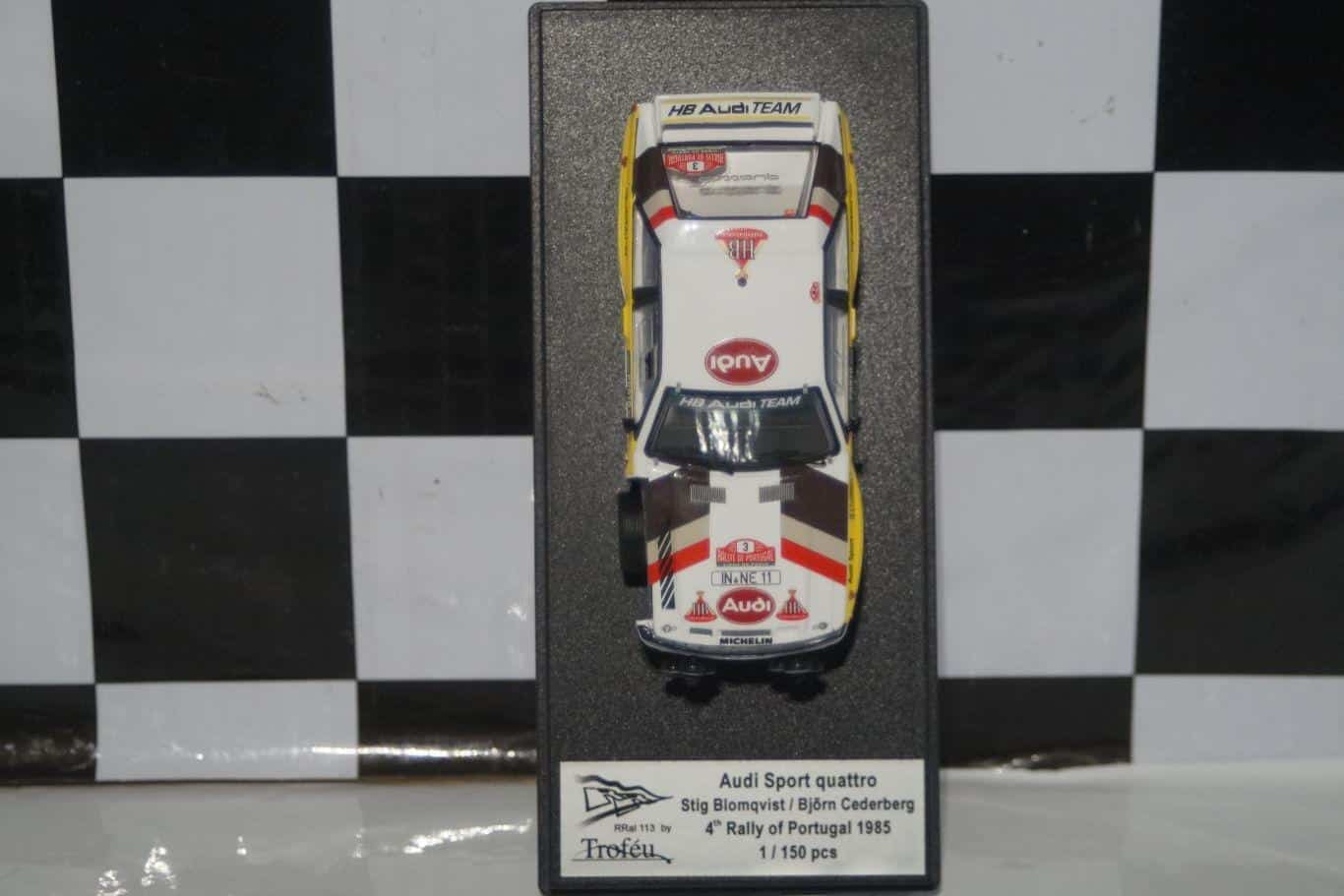 Toyota corolla levin 1000 lakes rally 1977 m.saaristo 1:43rd scale rr.fi 14 trofeu