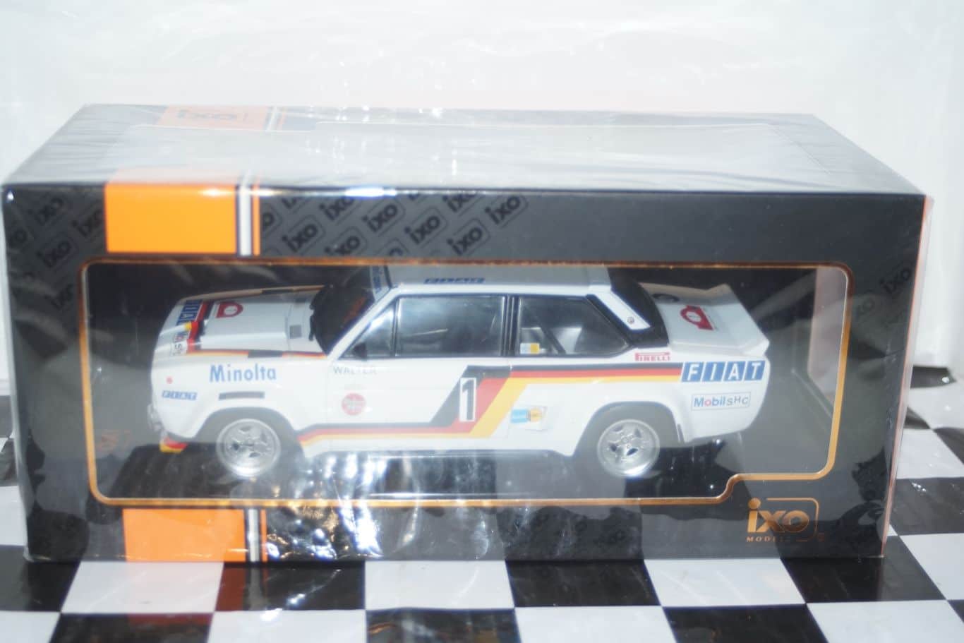 Ixo Fiat 131 Abarth Rallye Hunsruck W.Rorhl 1979 1:18 18RMC077.20