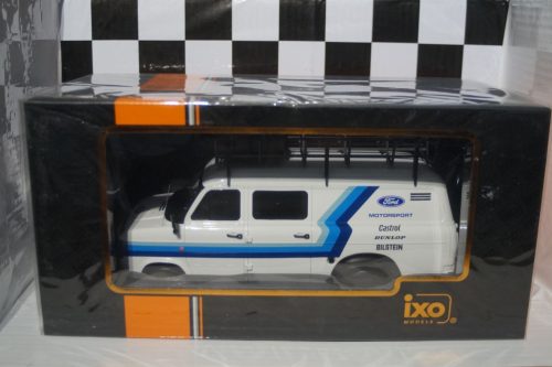 Ixo ford transit mk2 1985 rally team ford assistance 1:18 18rmc073xe