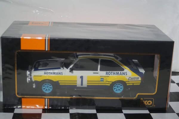 Ixo ford escort mk2 rs 1800 driven rally acropolis 1979 by r.clark  / j.porter