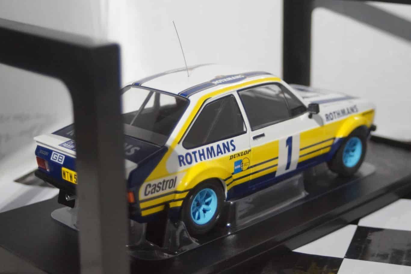 Ixo ford escort mk2 rs 1800 driven rally acropolis 1979 by r.clark  / j.porter