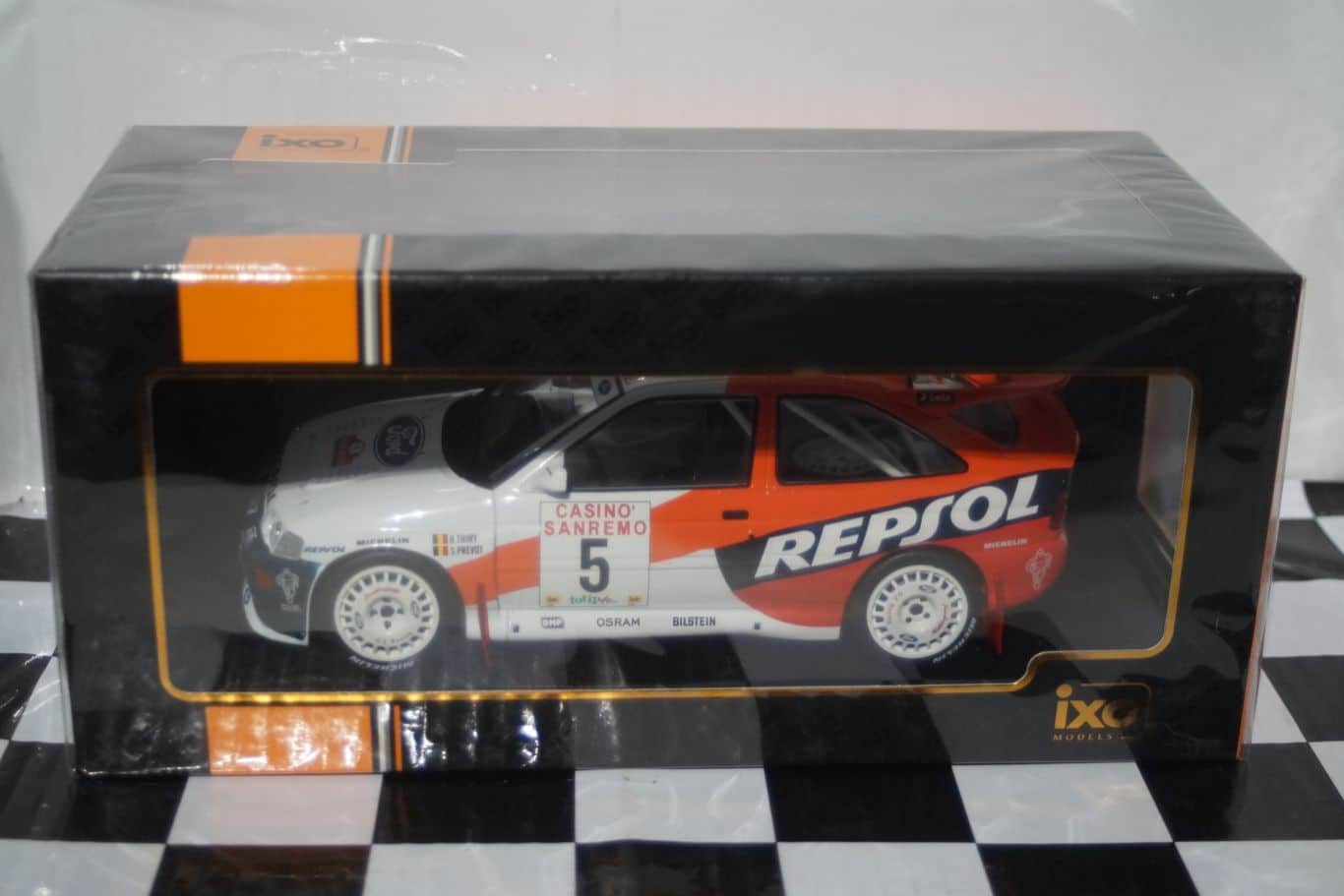 Ixo ford escort rs cosworth san remo 1996 by b.thiry 1:18 18rmc076b.20