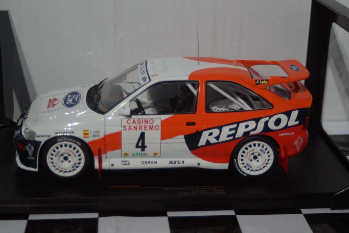 Ixo ford escort rs cosworth san remo 1996 by b.thiry 1:18 18rmc076b.20