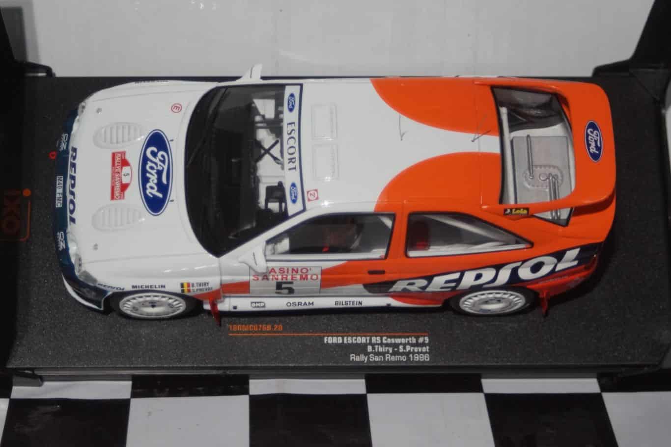 Ixo ford escort rs cosworth san remo 1996 by b.thiry 1:18 18rmc076b.20