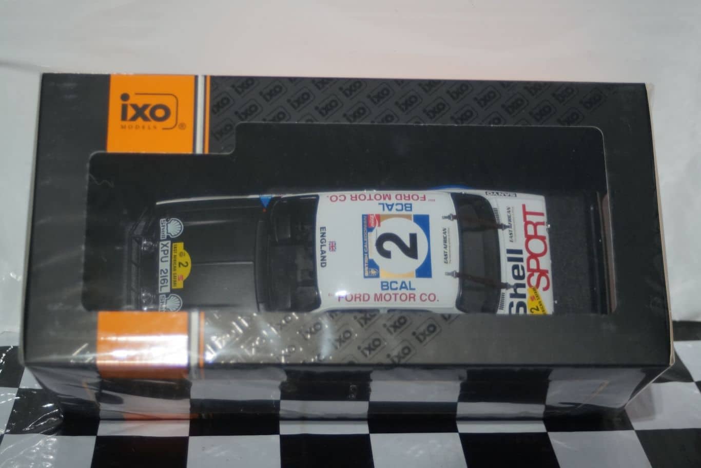 IXO Ford Escort Mk1 RS 1600 Safari Rally 1973 #2 1:18 18RMC075A.20