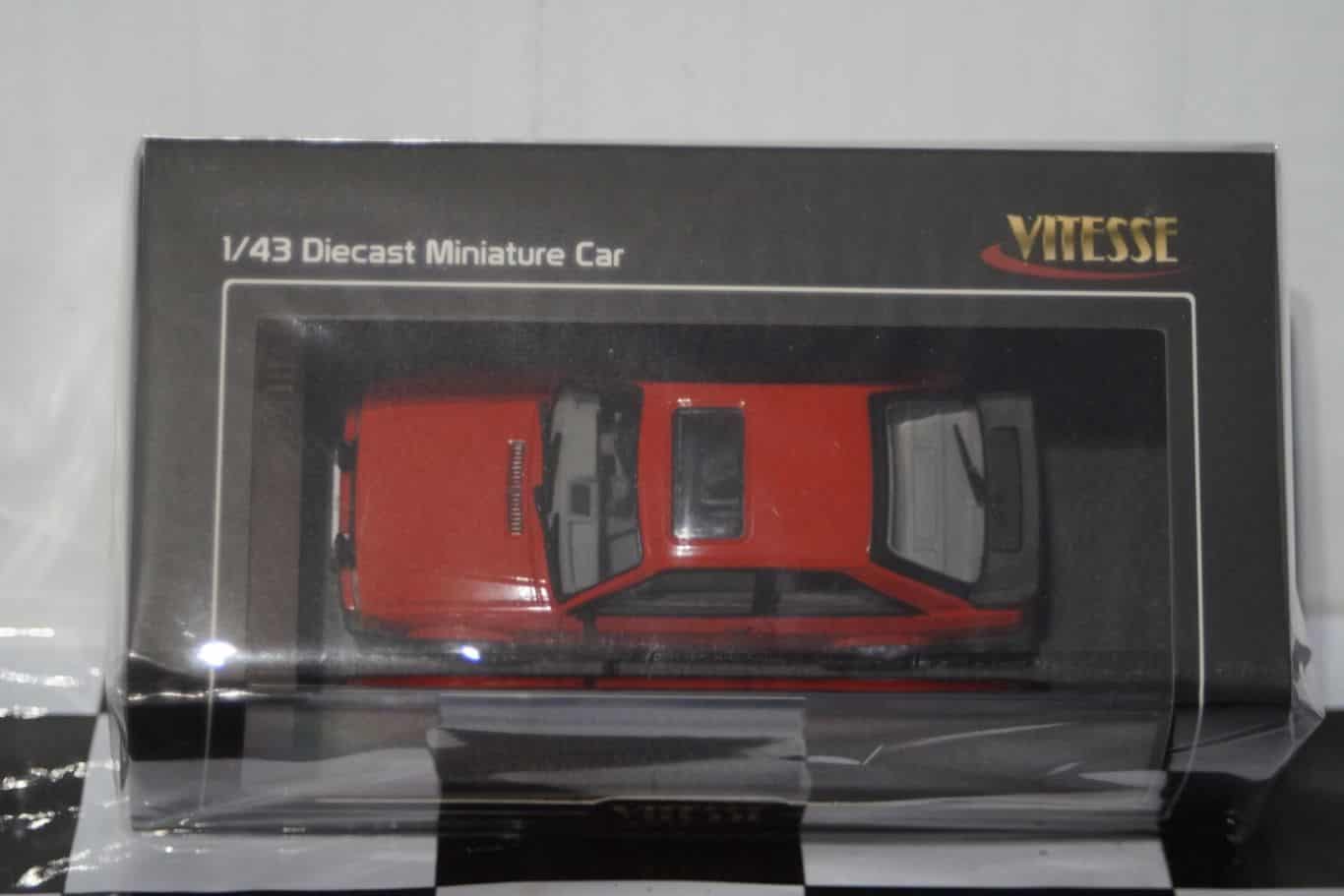Vitesse ford escort 1983 mk3 xr3i red 1:43rd t9-43091
