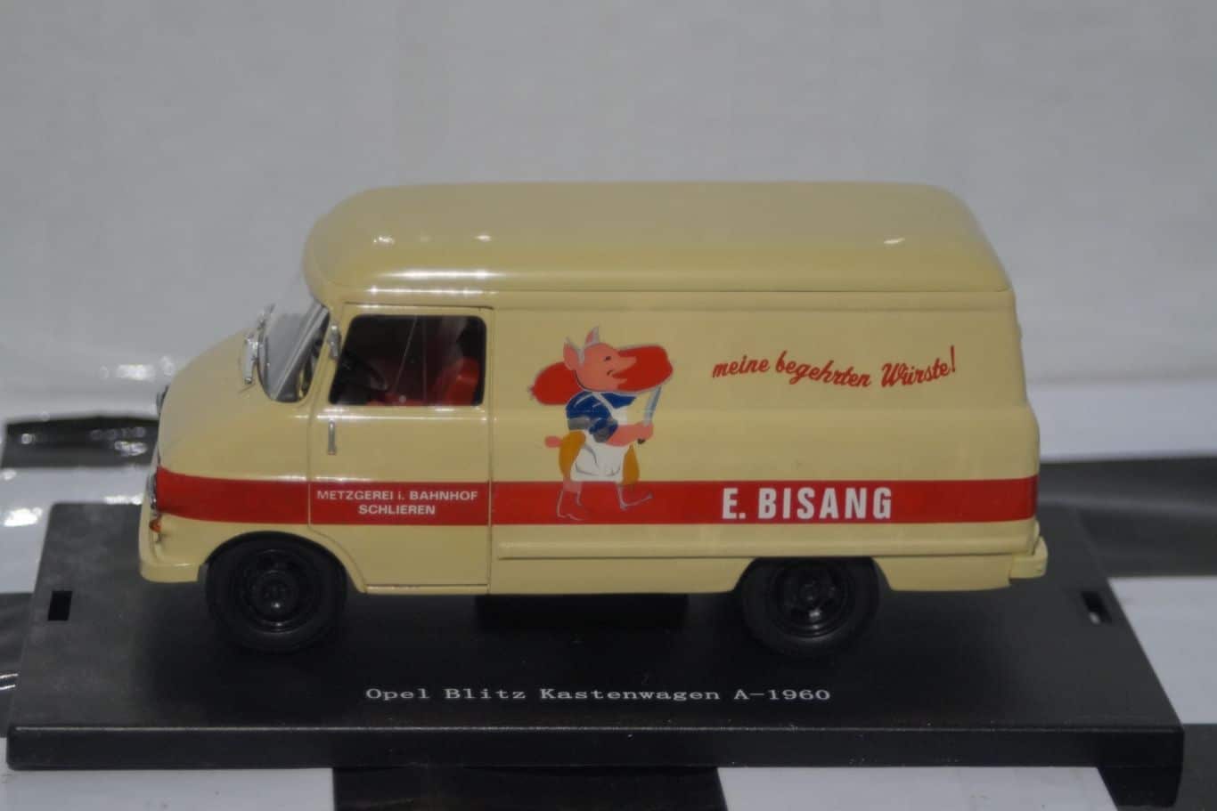 Starline opel blitz kastenwagen a e.bisang in 1:43 scale 530521
