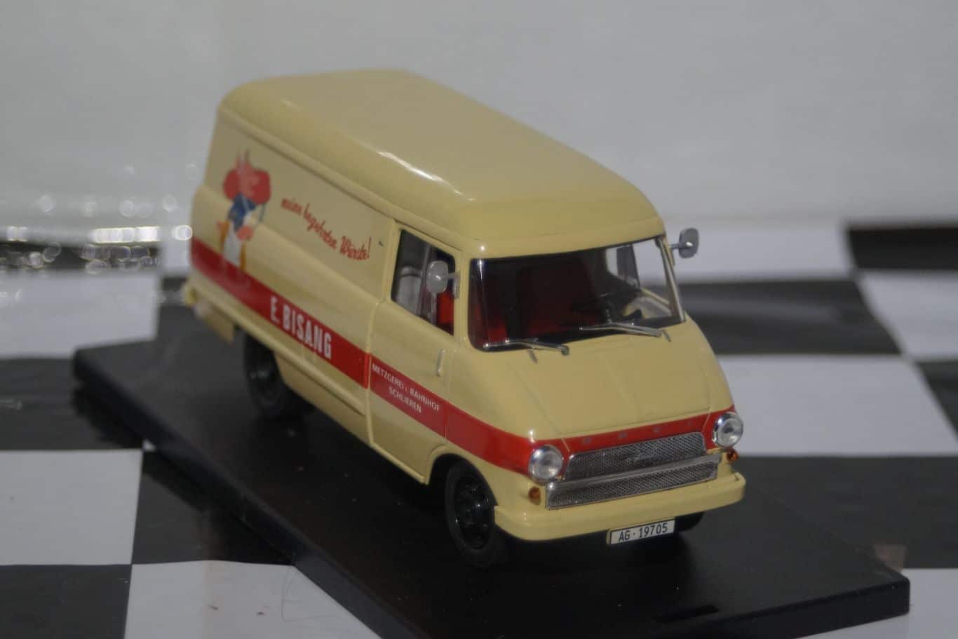 Starline opel blitz kastenwagen a e.bisang in 1:43 scale 530521