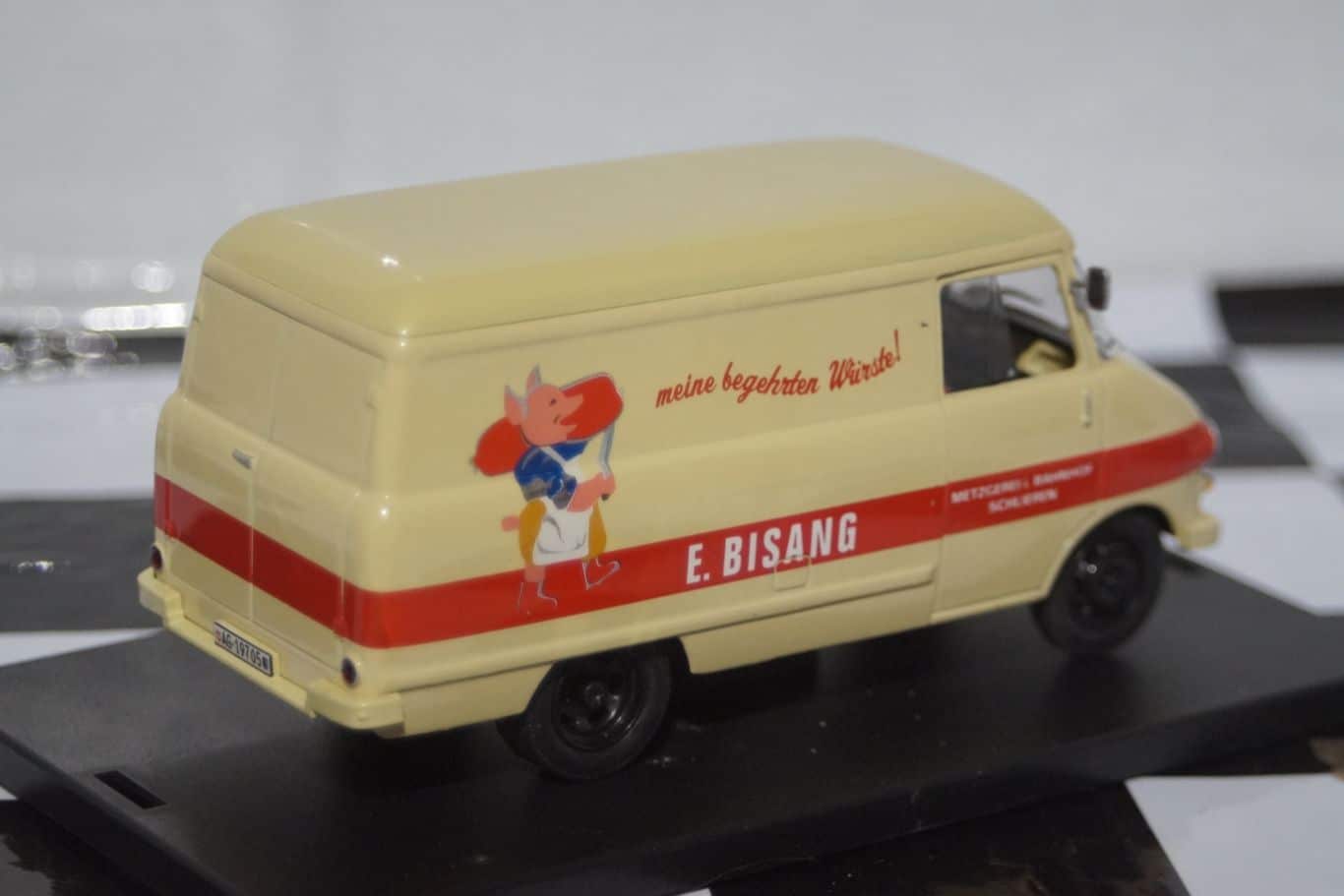 Starline opel blitz kastenwagen a e.bisang in 1:43 scale 530521