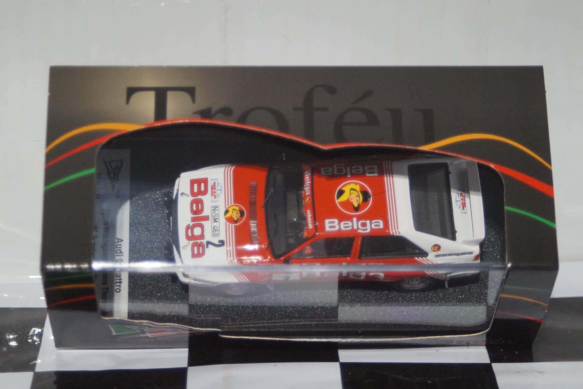 Audi quattro bouces de spa 1985 b.waldegaard 1:43rd scale rr.be 34 trofeu