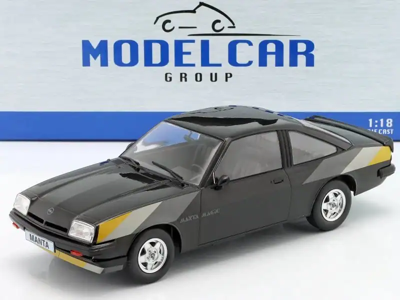 Model car group opel manta b magic black mcg18256