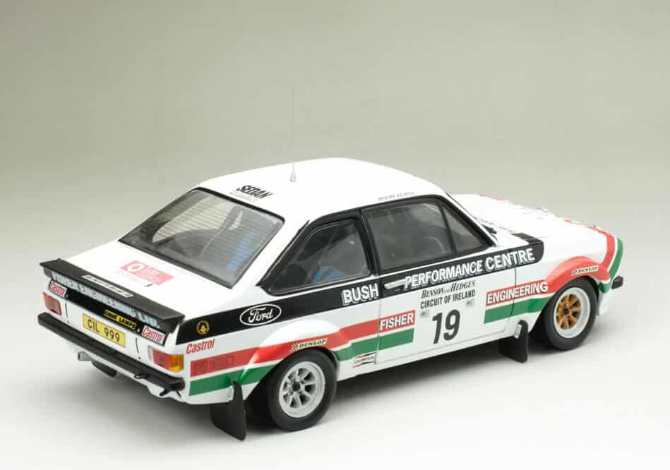 Sunstar ford escort mk2 rs1800 circuit of ireland 1979 b.fisher 4663 1:18 scale