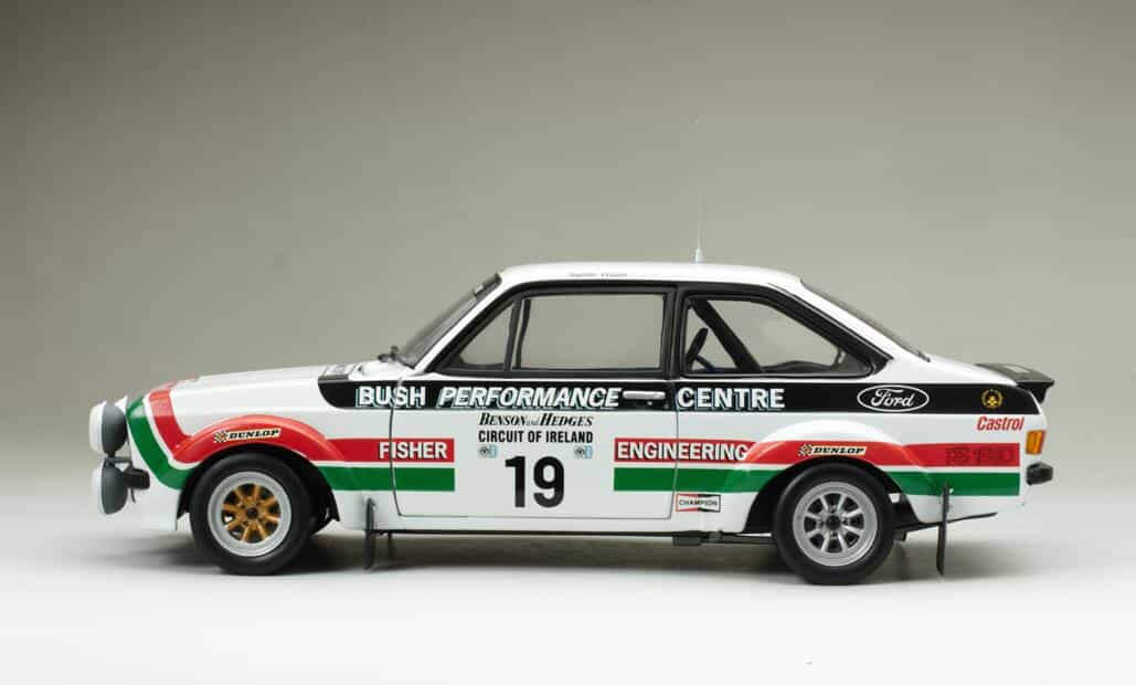 Sunstar ford escort mk2 rs1800 circuit of ireland 1979 b.fisher 4663 1:18 scale